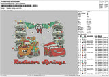 Radiatortext Embroidery File 6 sizes