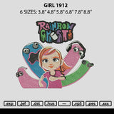 Girl 1912 Embroidery File 6 sizes