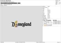 Dland Rapunzel Embroidery File 6 sizes