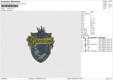 Revenclaw Embroidery File 4 size