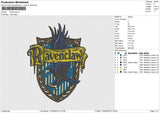Revenclaw Embroidery File 4 size