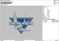 Red Door Embroidery File 6 sizes