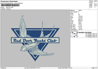 Red Door Embroidery File 6 sizes