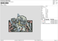 Rei Embroidery File 6 sizes