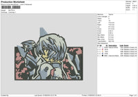 Rei Embroidery File 6 sizes