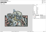 Rei Embroidery File 6 sizes