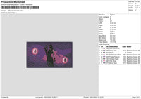 Reyna V Embroidery file 6 sizes