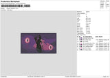 Reyna V Embroidery file 6 sizes