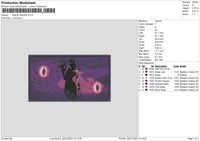 Reyna V Embroidery file 6 sizes