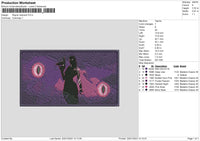 Reyna V Embroidery file 6 sizes