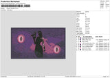 Reyna V Embroidery file 6 sizes
