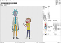 Rick And Morty 02 Embroidery File 4 sizes