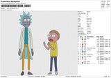 Rick And Morty 02 Embroidery File 4 sizes
