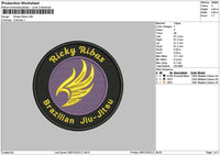 Rickeycircle Embroidery File 6 sizes