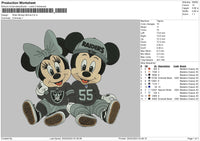 Ridermickey Embroidery File 6 sizes