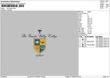 Grandetext Embroidery File 6 sizes