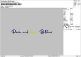 Shinetext 0809 Embroidery File 6 sizes