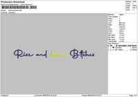 Shinetext 0809 Embroidery File 6 sizes