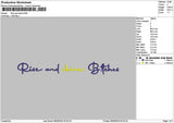 Shinetext 0809 Embroidery File 6 sizes