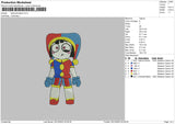 Character2212 Embroidery File 6 sizes
