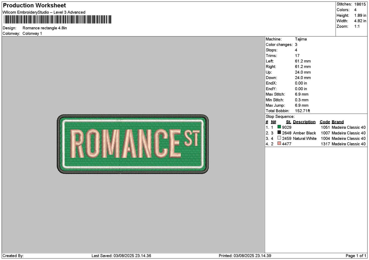 Romancetext 01 Embroidery File 6 sizes