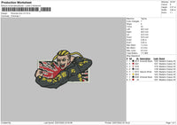 Roronoa Zoro Embroidery File 4 sizes
