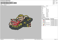 Roronoa Zoro Embroidery File 4 sizes