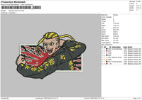 Roronoa Zoro Embroidery File 4 sizes