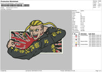 Roronoa Zoro Embroidery File 4 sizes