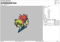 Roxas Axel Embroidery File 6 sizes