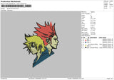 Roxas Axel Embroidery File 6 sizes