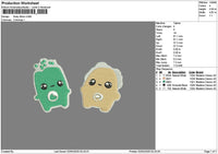 Chibi 02 Embroidery File 6 sizes