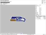Seahawks Embroidery File 6 size