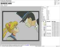 Sailor Rectangle Embroidery File 4 size