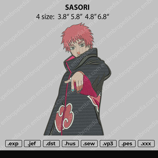 Sasori Embroidery File 4 size