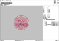 Saborcircle Embroidery File 6 sizes