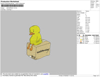 Sadderday Embroidery File 4 size