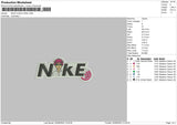 Saiki Kusuo Nike Embroidery File 5 sizes