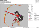 Sailormars Arrow Embroidery File 4 size