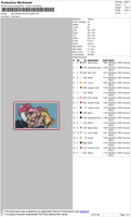 Sailormoon Rectangle Embroidery File 5 size