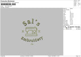 Sals EMB Embroidery File 4 size