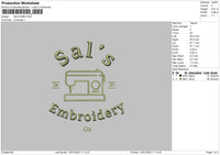 Sals EMB Embroidery File 4 size