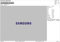 Samsung L Embroidery File 5 sizes