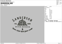 Sanderson Emboidery File 6 sizes