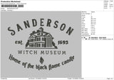 Sanderson Emboidery File 6 sizes
