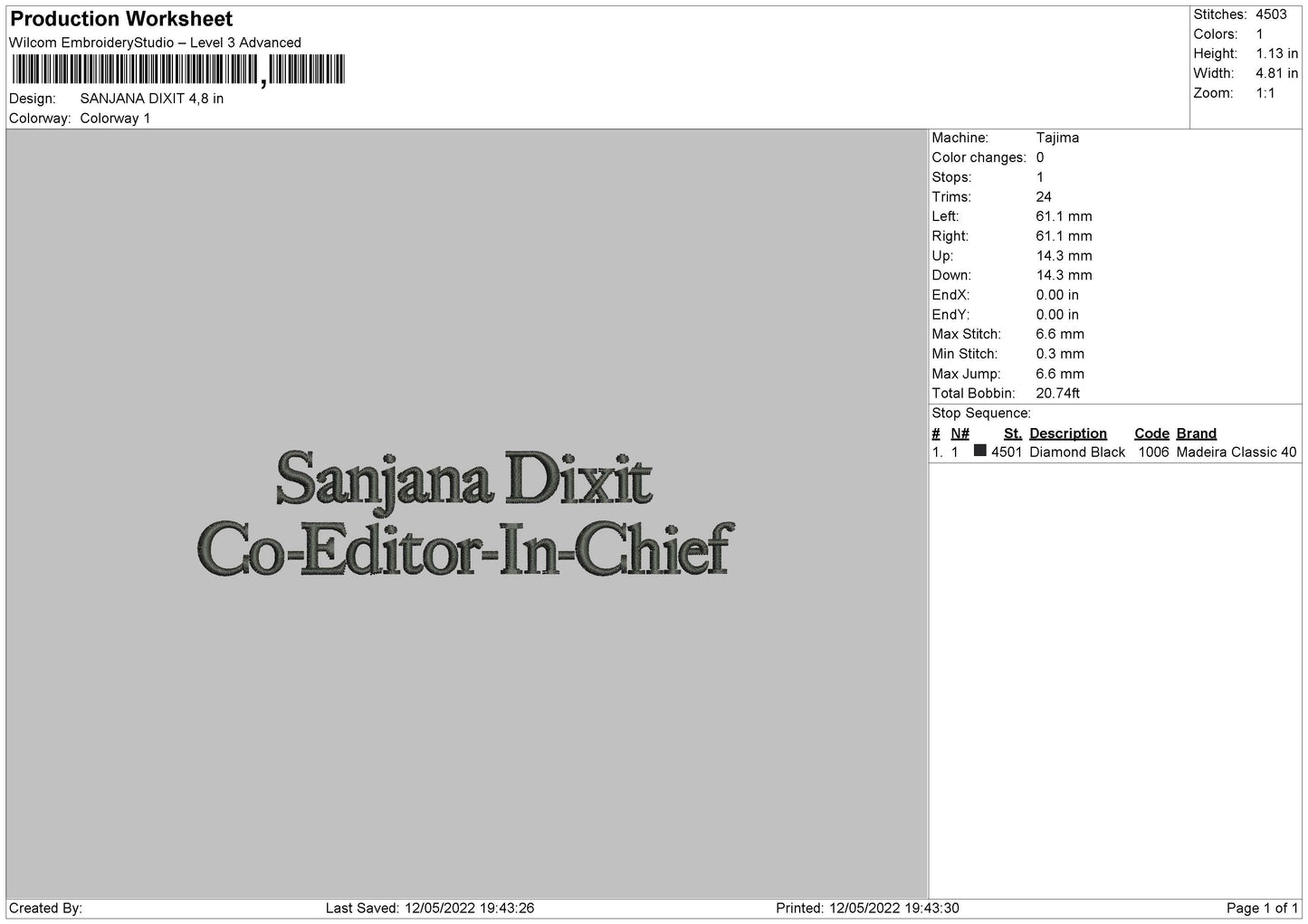 Sanjana Dixit Embroidery File 4 size