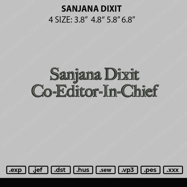Sanjana Dixit Embroidery File 4 size