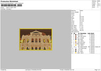 Santa Casa Embroidery File 4 size