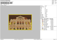 Santa Casa Embroidery File 4 size