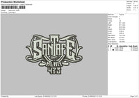 Santafe Embroidery File 5 sizes